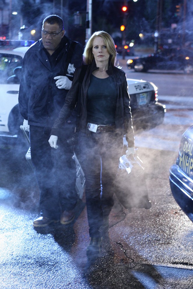 CSI: Crime Scene Investigation - Season 9 - Disarmed and Dangerous - Photos - Laurence Fishburne, Marg Helgenberger