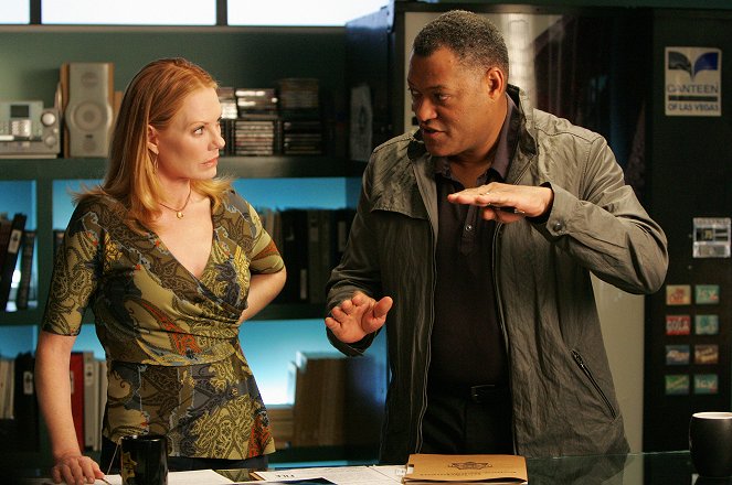 CSI: A helyszínelők - Season 10 - Autóbaleset, vagy gyilkosság? - Filmfotók - Marg Helgenberger, Laurence Fishburne