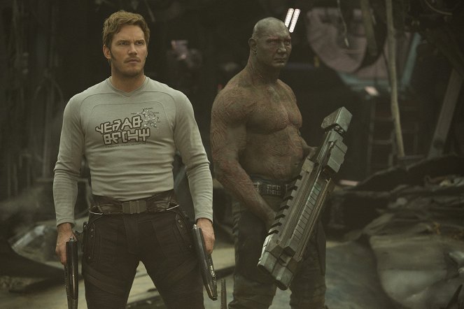 Guardians of the Galaxy Vol. 2 - Photos - Chris Pratt, Dave Bautista