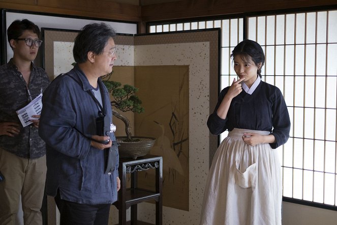 A Criada - De filmagens - Chan-wook Park, Tae-ri Kim