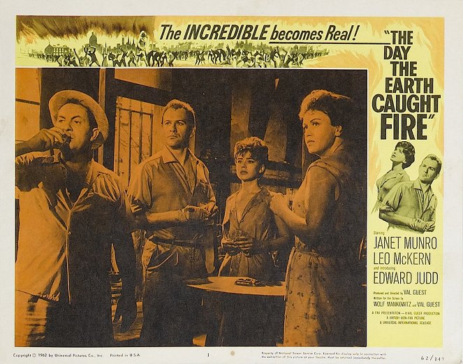 The Day the Earth Caught Fire - Lobby Cards