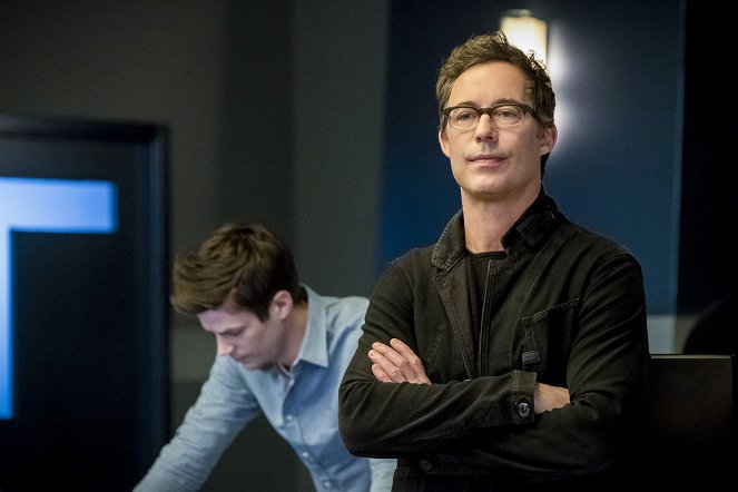 The Flash - Cours Iris, cours - Film - Grant Gustin, Tom Cavanagh