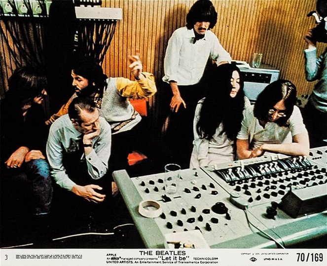 Let It Be - Vitrinfotók - Ringo Starr, George Martin, Paul McCartney, George Harrison, Yoko Ono, John Lennon