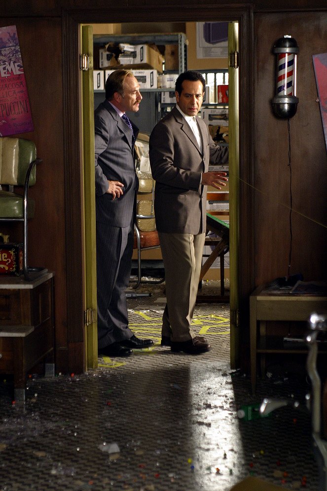 Detektyw Monk - Detektyw Monk spotyka Ojca Chrzestnego - Z filmu - Ted Levine, Tony Shalhoub