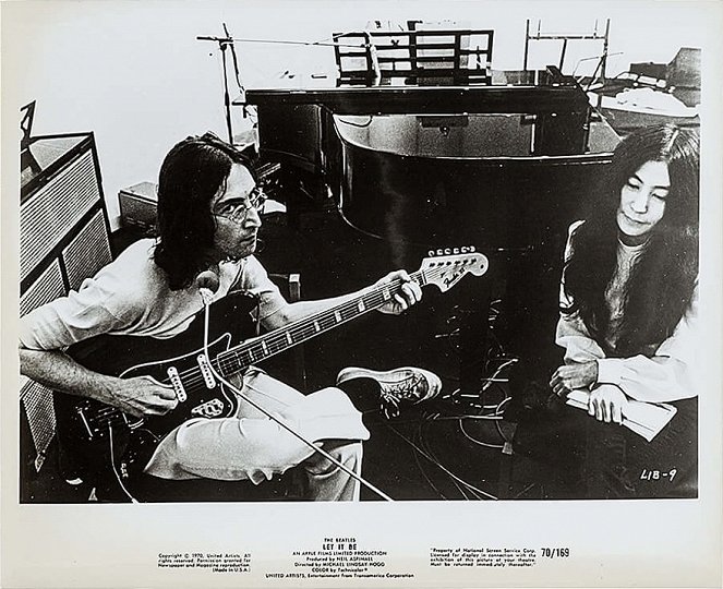 The Beatles: "Let It Be" - Mainoskuvat - John Lennon, Yoko Ono