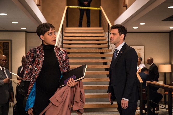 The Good Fight - Day 471 - Van film - Cush Jumbo, Justin Bartha