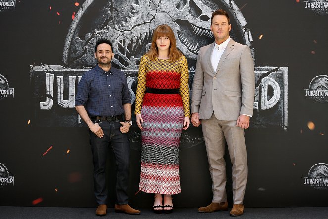 Jurassic World: Fallen Kingdom - Events - First international premiere in Madrid, Spain on Monday, May 21st, 2018 - J.A. Bayona, Bryce Dallas Howard, Chris Pratt