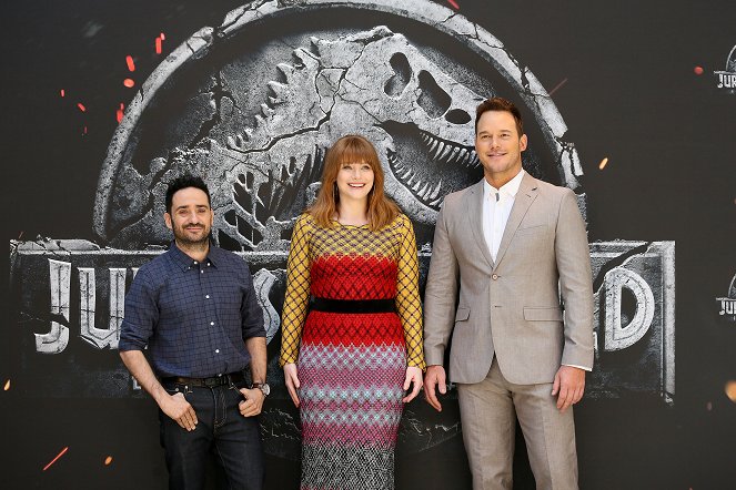 Jurassic World: Upadłe królestwo - Z imprez - First international premiere in Madrid, Spain on Monday, May 21st, 2018 - J.A. Bayona, Bryce Dallas Howard, Chris Pratt