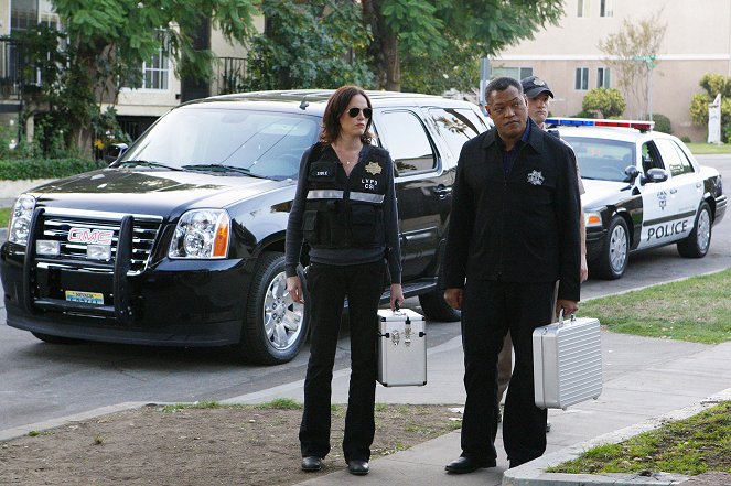 CSI: Crime Scene Investigation - Better Off Dead - Photos - Jorja Fox, Laurence Fishburne