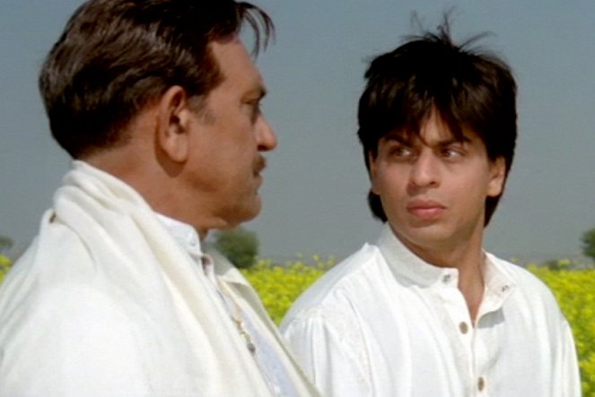 Statečné srdce získá nevěstu - Z filmu - Amrish Puri, Shahrukh Khan