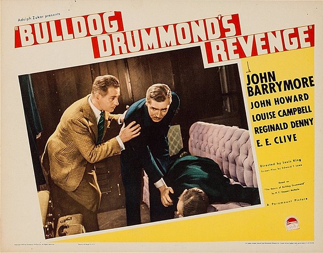 Bulldog Drummond's Revenge - Lobbykarten