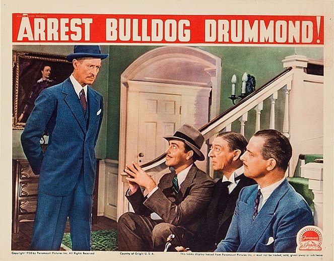 Bulldog Drummond ja kuolemansäde - Mainoskuvat