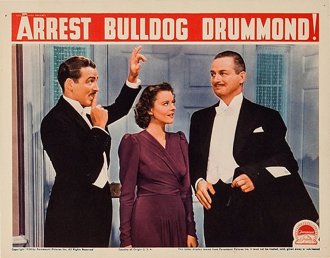 Arrest Bulldog Drummond - Fotocromos