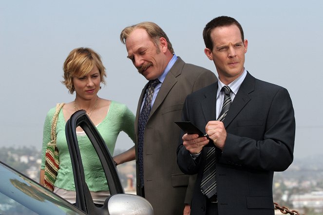 Monk - Season 4 - Mr. Monk and the Other Detective - Photos - Traylor Howard, Ted Levine, Jason Gray-Stanford