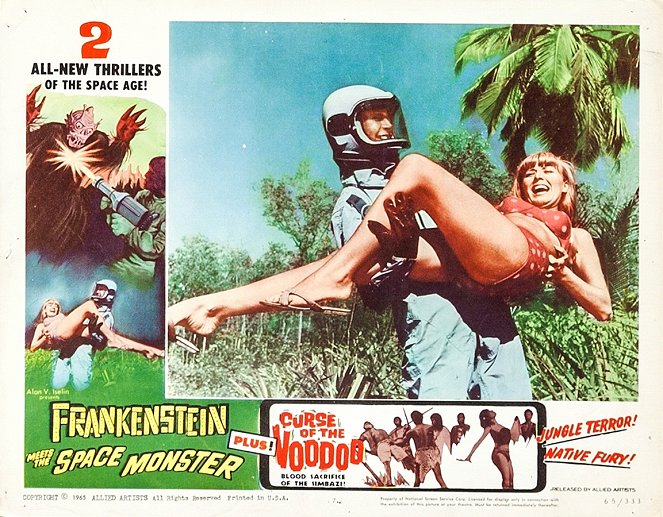 Frankenstein Meets the Space Monster - Lobby Cards