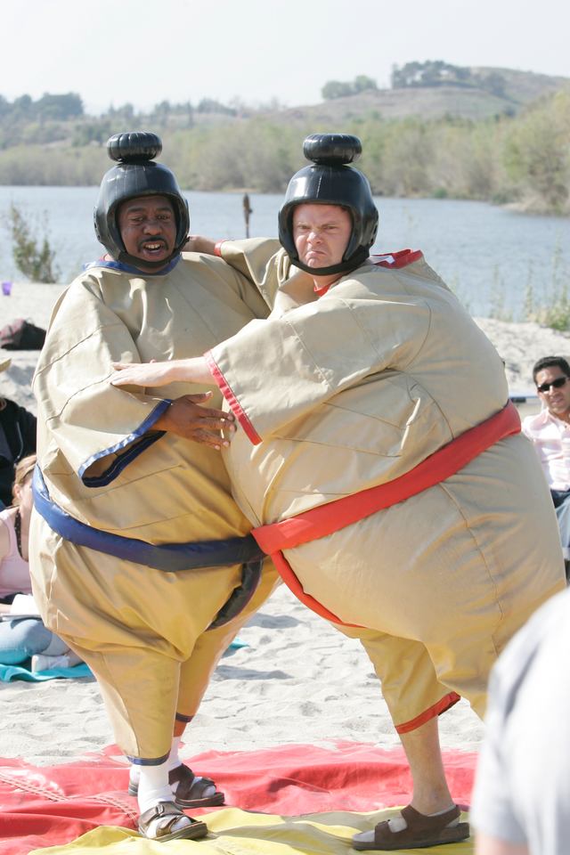 Das Büro - Strandspiele - Filmfotos - Leslie David Baker, Rainn Wilson