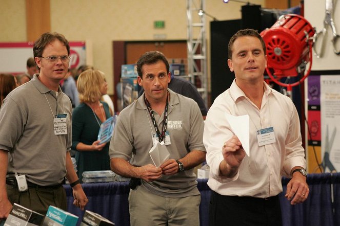 The Office (U.S.) - Season 3 - The Convention - Photos - Rainn Wilson, Steve Carell, Charles Esten