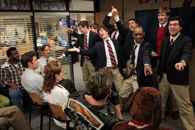 The Office - Here Comes Treble - Photos - Craig Robinson, John Krasinski, Rainn Wilson