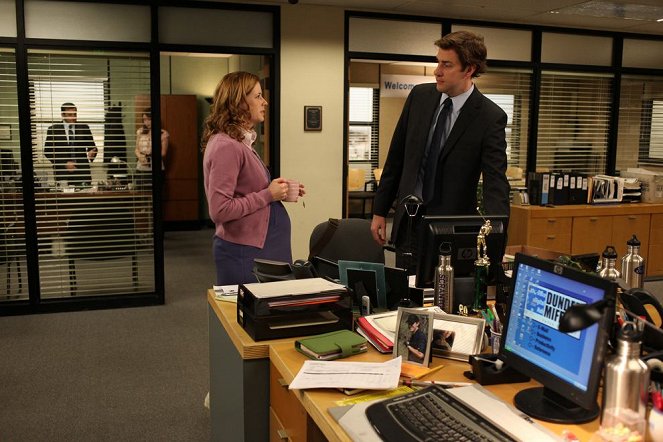 The Office (U.S.) - Manager and Salesman - Photos - Jenna Fischer, John Krasinski
