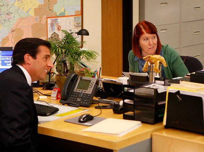 The Office (U.S.) - Season 6 - Gossip - Photos - Steve Carell, Kate Flannery