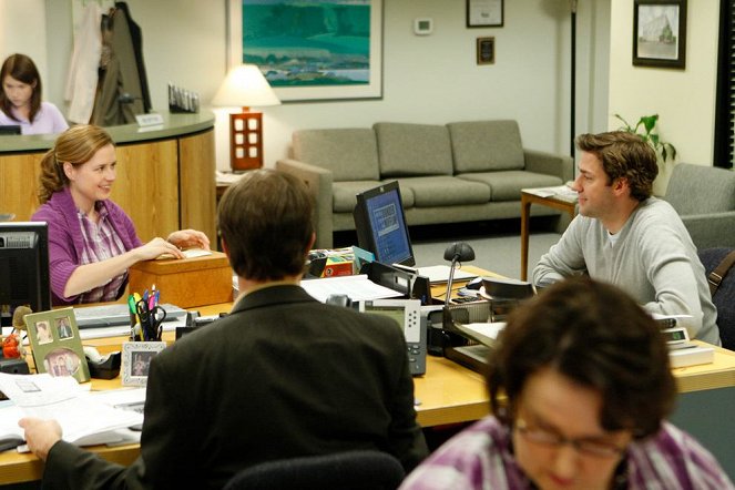 O Escritório - Sexta-feira casual - Do filme - Jenna Fischer, John Krasinski