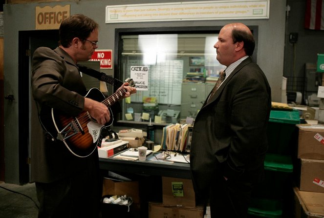 The Office - La subasta benéfica - De la película - Rainn Wilson, Brian Baumgartner