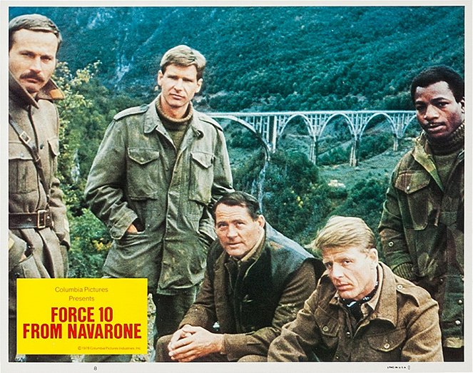 Der wilde Haufen von Navarone - Lobbykarten - Franco Nero, Harrison Ford, Robert Shaw, Edward Fox, Carl Weathers