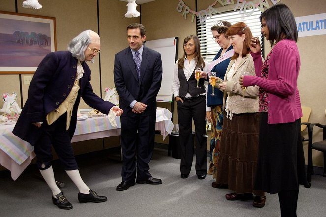 O Escritório - Ben Franklin - Do filme - James Spader, Steve Carell, Rashida Jones, Phyllis Smith, Kate Flannery