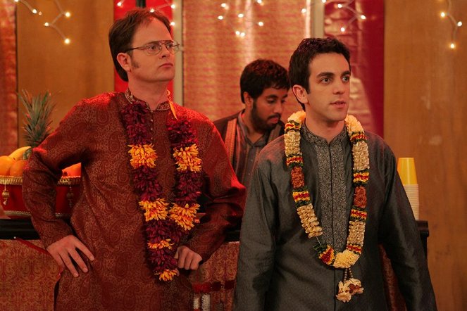 The Office - Diwali - Van film - Rainn Wilson, B.J. Novak