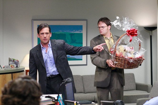 The Office (U.S.) - Season 4 - Dunder Mifflin Infinity - Photos - Steve Carell, Rainn Wilson