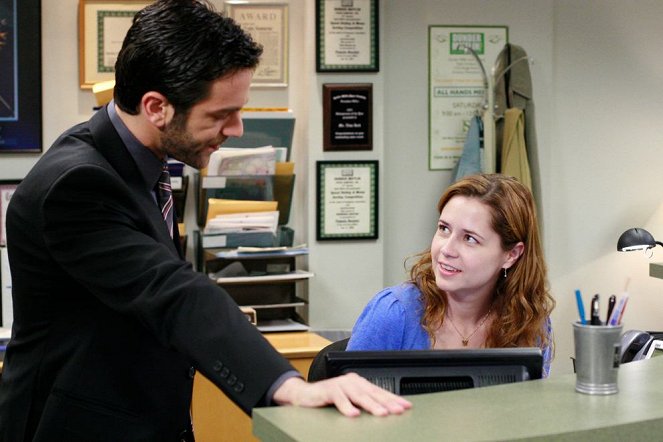 The Office (U.S.) - Season 4 - Dunder Mifflin Infinity - Photos - B.J. Novak, Jenna Fischer