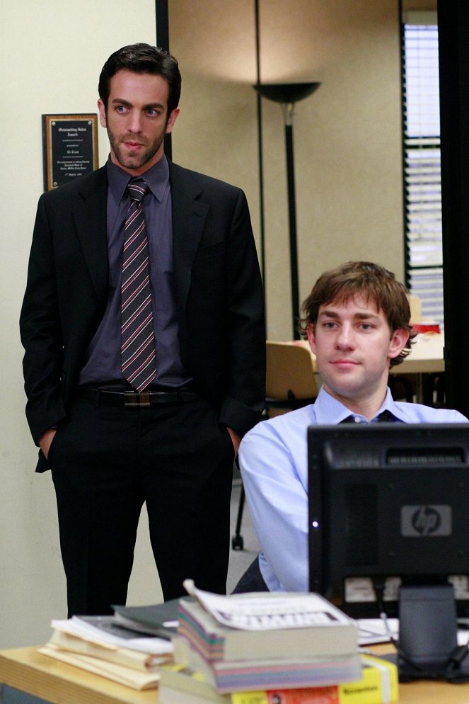 The Office (U.S.) - Season 4 - Dunder Mifflin Infinity - Photos - B.J. Novak, John Krasinski