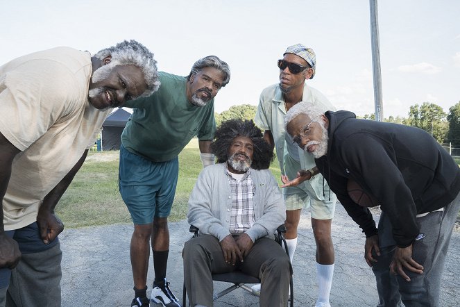 Uncle Drew - Uma Equipa de Loucos - Do filme - Shaquille O'Neal, Chris Webber, Nate Robinson, Reggie Miller, Kyrie Irving