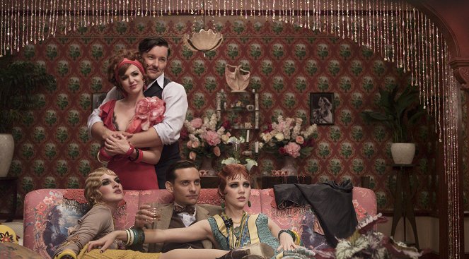 A nagy Gatsby - Filmfotók - Isla Fisher, Joel Edgerton, Tobey Maguire