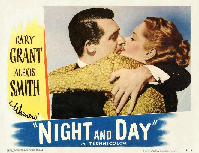 Dag en nacht - Lobbykaarten - Cary Grant, Alexis Smith