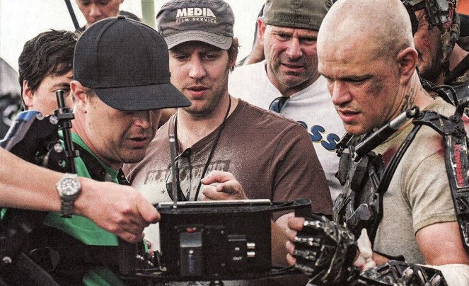 Elysium - Kuvat kuvauksista - Neill Blomkamp, Matt Damon