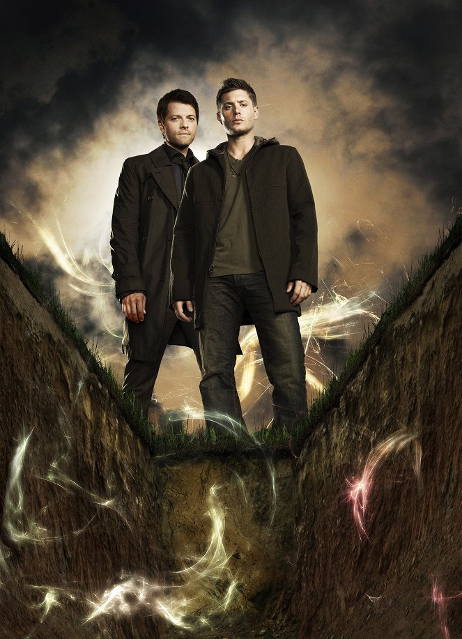 Supernatural - Season 6 - Promokuvat - Misha Collins, Jensen Ackles