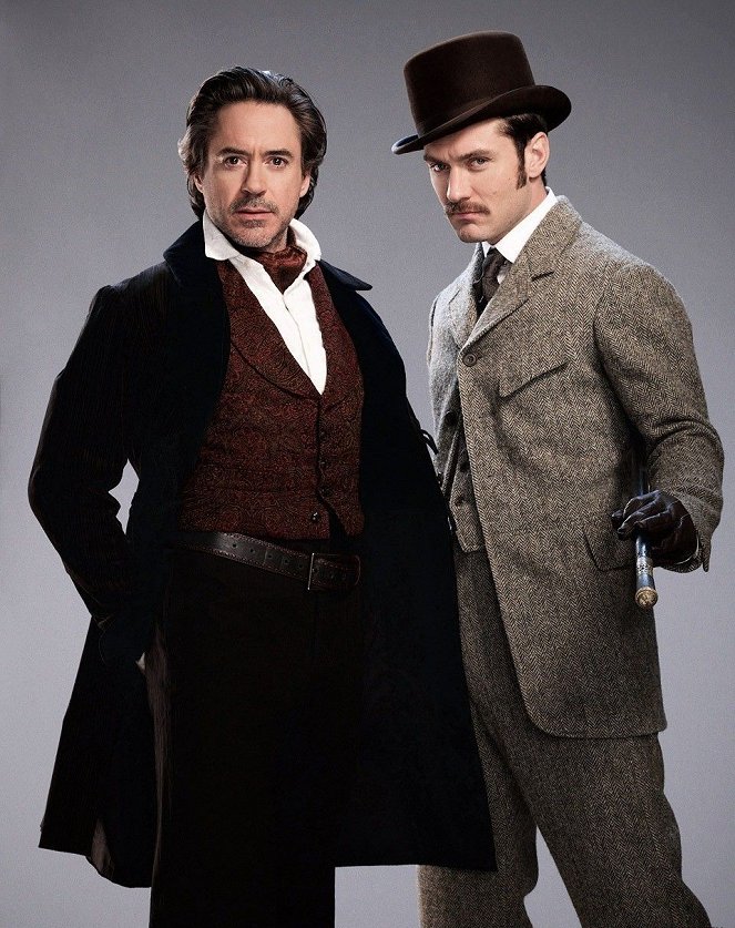Sherlock Holmes 2. - Árnyjáték - Promóció fotók - Robert Downey Jr., Jude Law