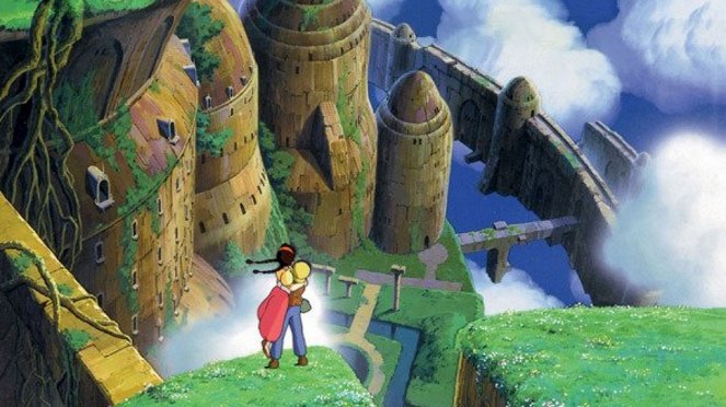 El castillo en el cielo - De la película