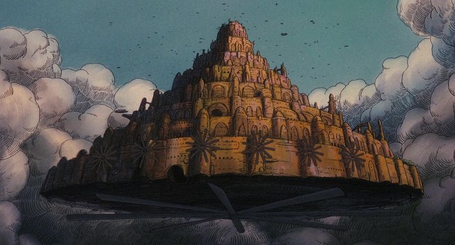 El castillo en el cielo - De la película