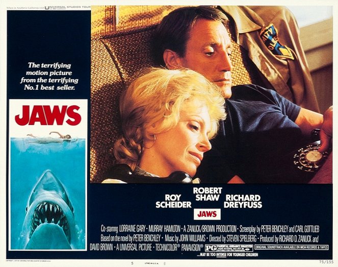 Jaws - Lobbykaarten - Lorraine Gary, Roy Scheider