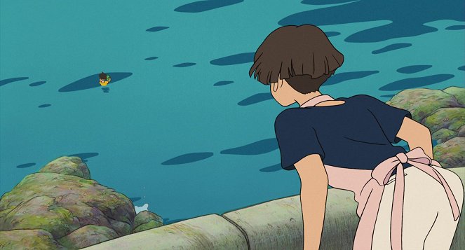 Ponyo a tengerparti sziklán - Filmfotók