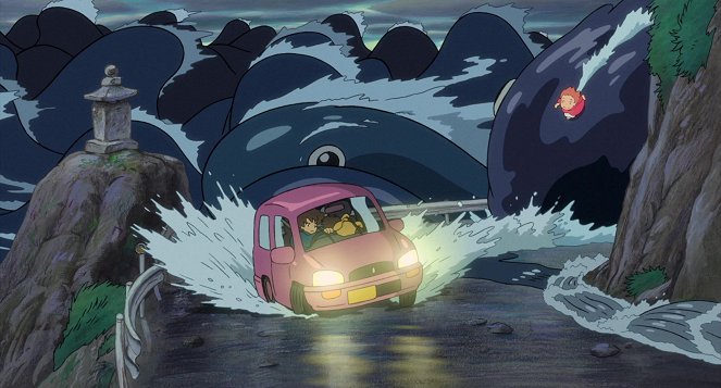 Ponyo a tengerparti sziklán - Filmfotók