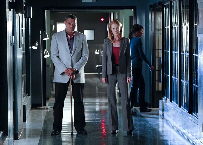CSI: Kryminalne zagadki Las Vegas - Sqweegel - Z filmu - Laurence Fishburne, Marg Helgenberger
