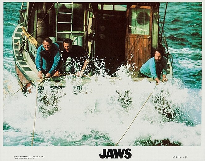 Jaws - Lobby Cards - Robert Shaw, Roy Scheider, Richard Dreyfuss