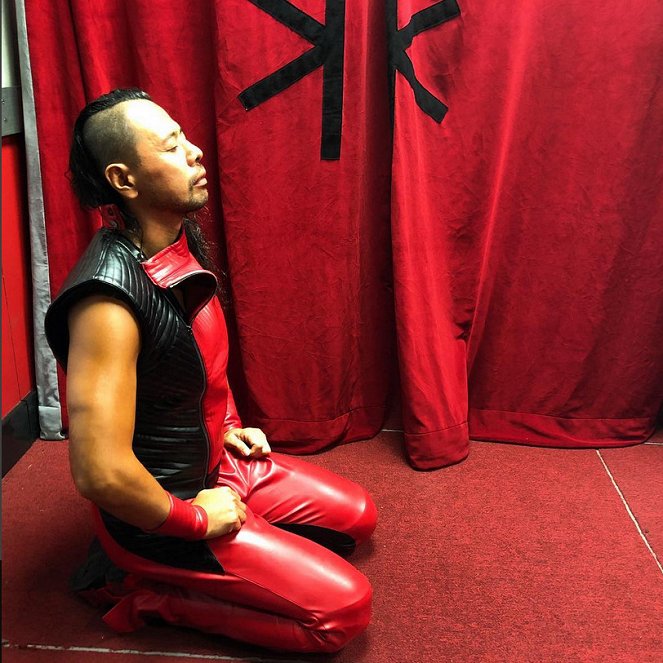 WWE Money in the Bank - Z natáčení - Shinsuke Nakamura