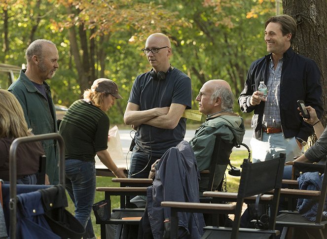 Bez minulosti - Z natáčení - Michael Keaton, Greg Mottola, Larry David, Jon Hamm
