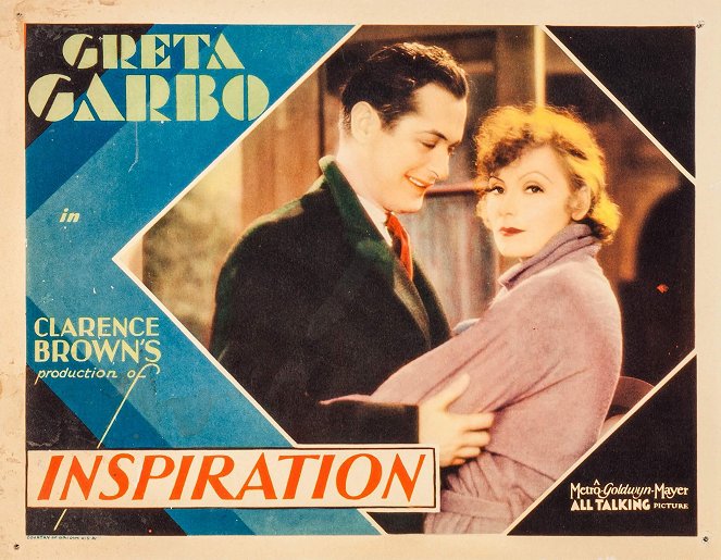Inspiration - Cartões lobby - Robert Montgomery, Greta Garbo