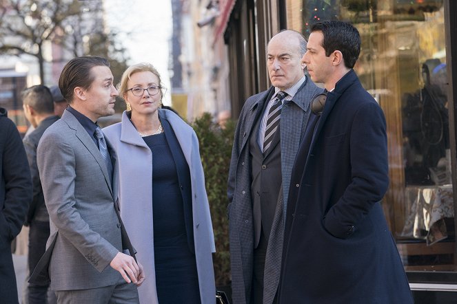 Succession - Which Side Are You On? - Kuvat elokuvasta - Kieran Culkin, J. Smith-Cameron, Peter Friedman, Jeremy Strong