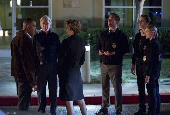 Agenci NCIS - Podwójne kłopoty - Z filmu - Rocky Carroll, Mark Harmon, Michael Weatherly, Sean Murray, Emily Wickersham